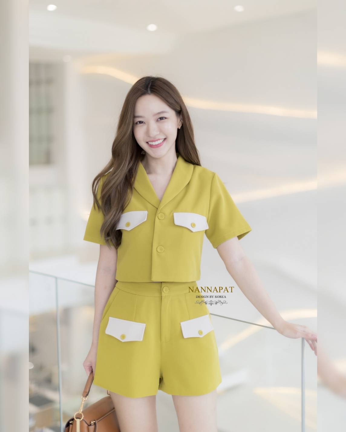 เสื้อทูโทนตัดสีลงตัว ซิปหลัง