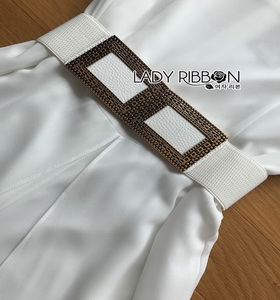 Julia Smart Chic Cut-Out Lady Ribbon Jumpsuit