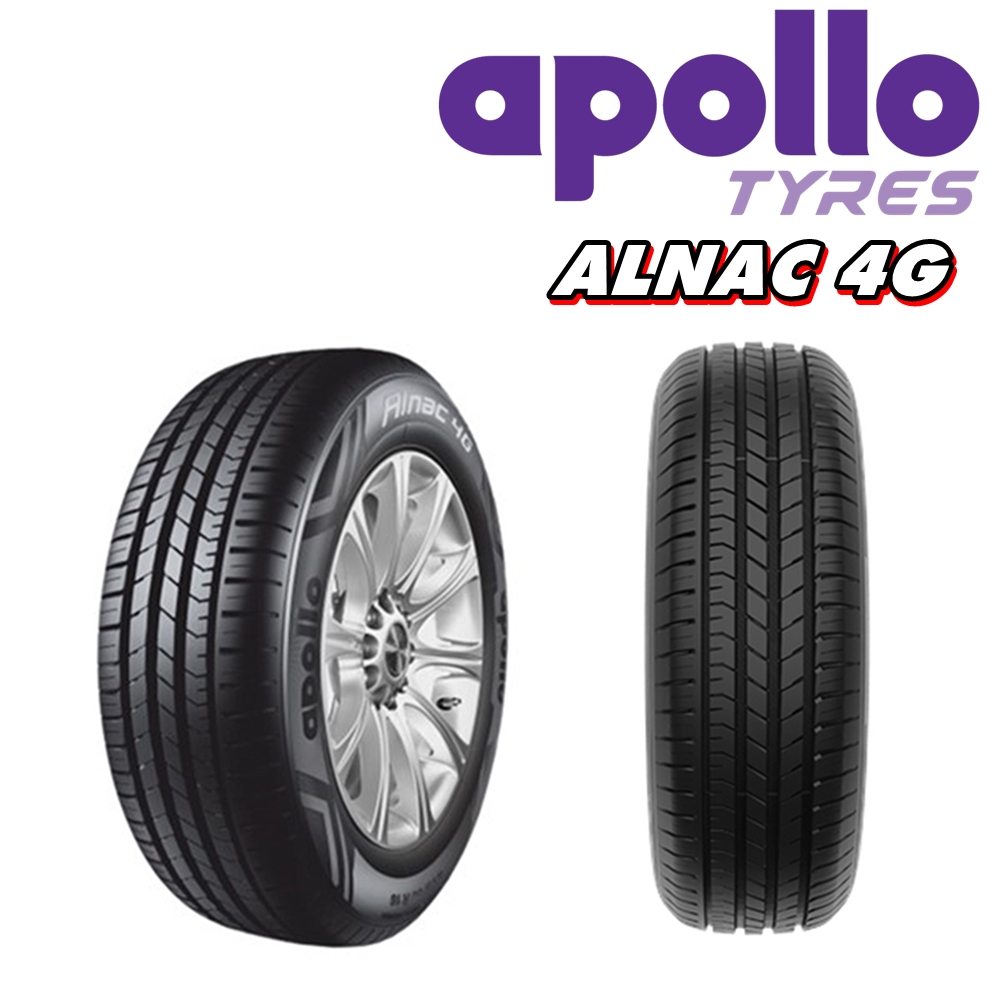 ยางรถยนต์ ขนาด 185/55 R15 ,185/60 R15 ,185/65 R15 ,195/55 R15 ,195/60 R15 ,195/65 R 15 ,185/55 R16 ,205/55 R16 ,215/60 R16 รุ่น ALNAC 4G ยี่ห้อ APOLLO (แถมจุ๊บลม)