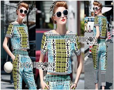 Lady Ribbon Mixed Printed Set