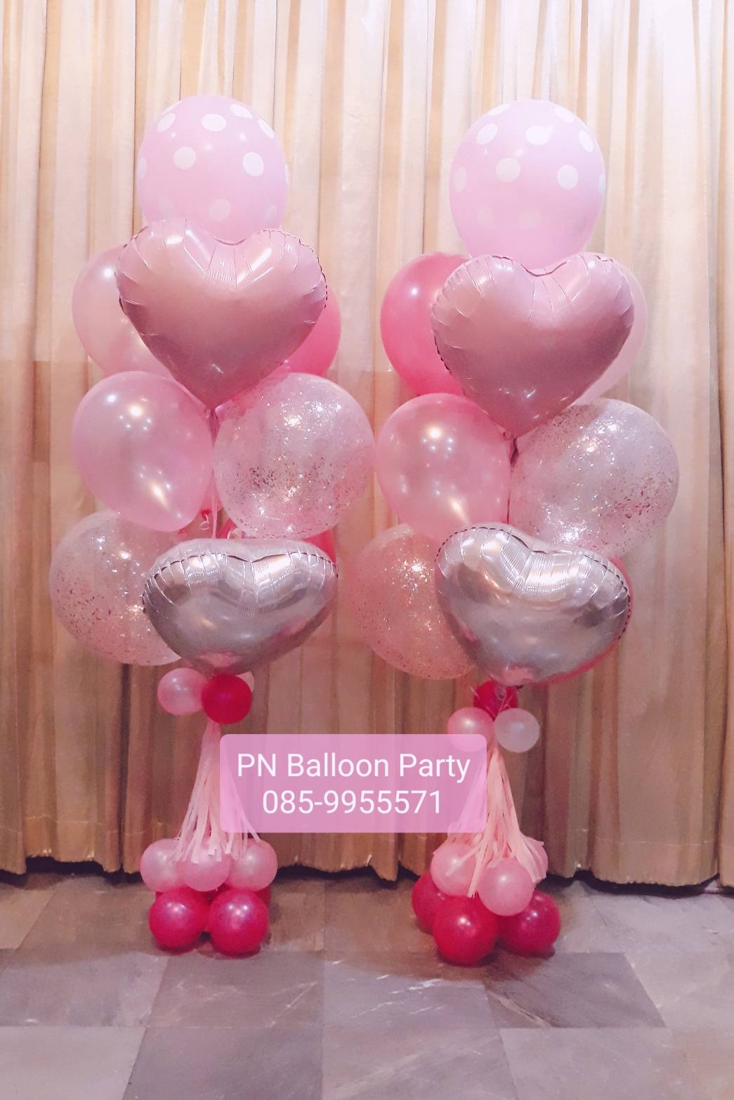 รีวิว ลูกโป่งสีชมพู แนวหวานแหว๋ว พาสเทล Balloons Colorful