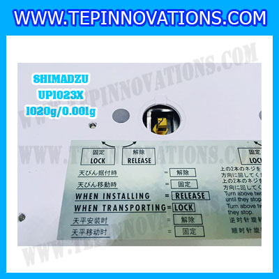 เครื่องชั่งดิจิตอล ทศนิยม 3 ตำแหน่ง รุ่น UP1023X 1020gx0.001g เครื่องชั่งละเอียดสูง1020g เครื่องชั่งน้ำหนัก1020g ตาชั่ง1020กรัม พิกัดน้ำหนัก 1020g ความละเอียด 0.001g ยี่ห้อ SHIMADZU รุ่น UP1023X