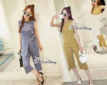 Lady Ribbon Online เสื้อผ้าออนไลน์ ขายส่งของแท้พร้อมส่ง Sweet Bunny SW15250716 Sweet Bunny Present... Korea Sporty Set