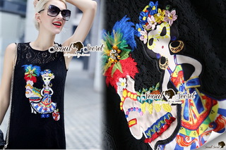 Lady Ribbon Online ขายส่งเสื้อผ้าแฟชั่นเกาหลี เสื้อผ้า Seoul Secret SS01080816 Seoul Secret Say's... Eyppy Chic Black Lace Dress