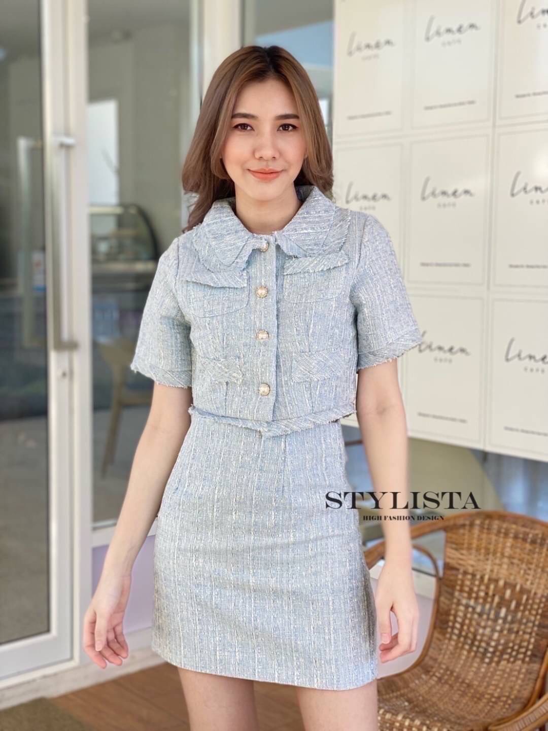 ชุดเซตเสื้อแขนสั้น กางเกงขาสั้น