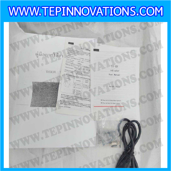 เครื่องชั่งน้ำหนักดิจิตอล พร้อมปริ้นเตอร์ในตัว พิกัด100kg ค่าละเอียด 10g ยี่ห้อ TIGER รุ่น TI-04P ขนาดแท่น 40x50cm. เครื่องชั่งแบบ Build in Printer