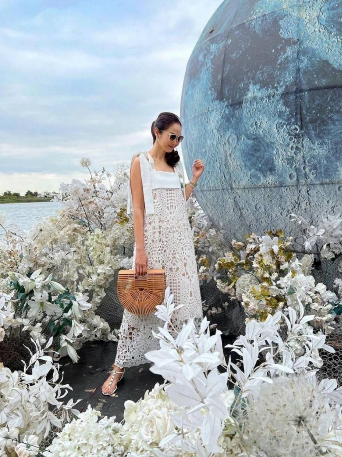 เดรสซับในยาว งานซิปหลัง