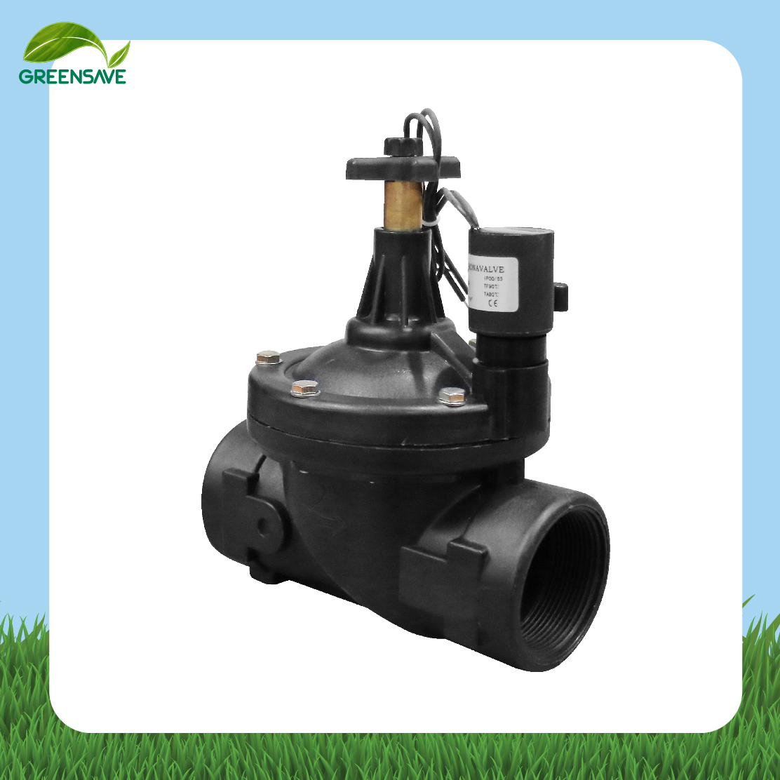 Solenoid valve DC12v ระบบน้ำ 2 นิ้ว โซลินอยด์วาล์ว สำหรับระบบน้ำเพื่อการเกษตร