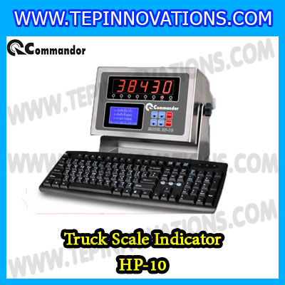 หัวอ่านเครื่องชั่งรถบรรทุก Memory INDICATOR Commandor HP-10 จอแสดงน้ำหนักเครื่องชั่งรถบรรทุก Truck Scale ยี่ห้อ Commandor รุ่น HP-10