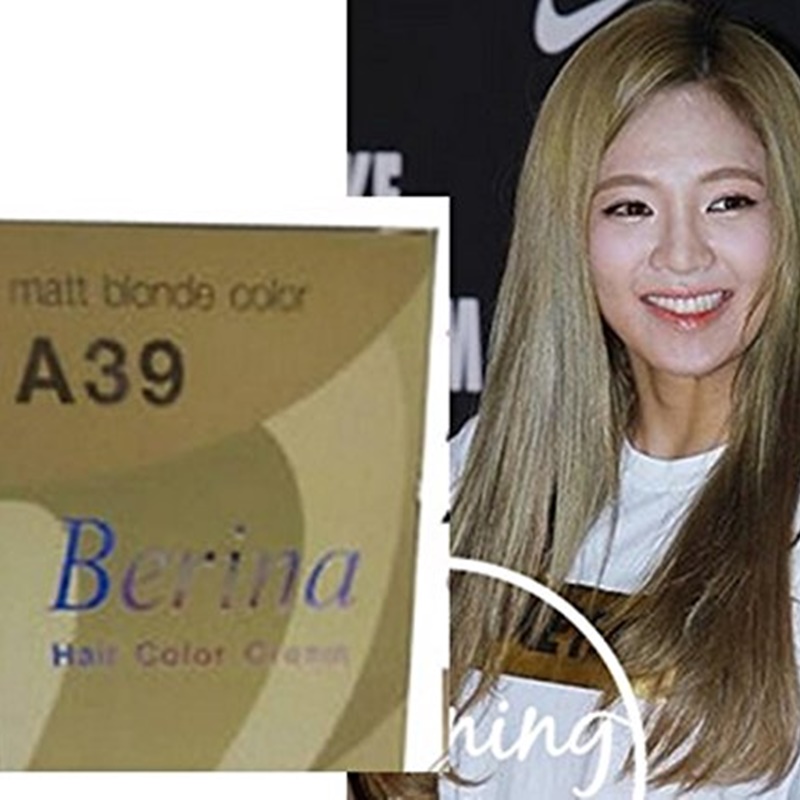Berina permanent matt blonde color number A39 hair dye cream 60g 2oz new in box + treatment