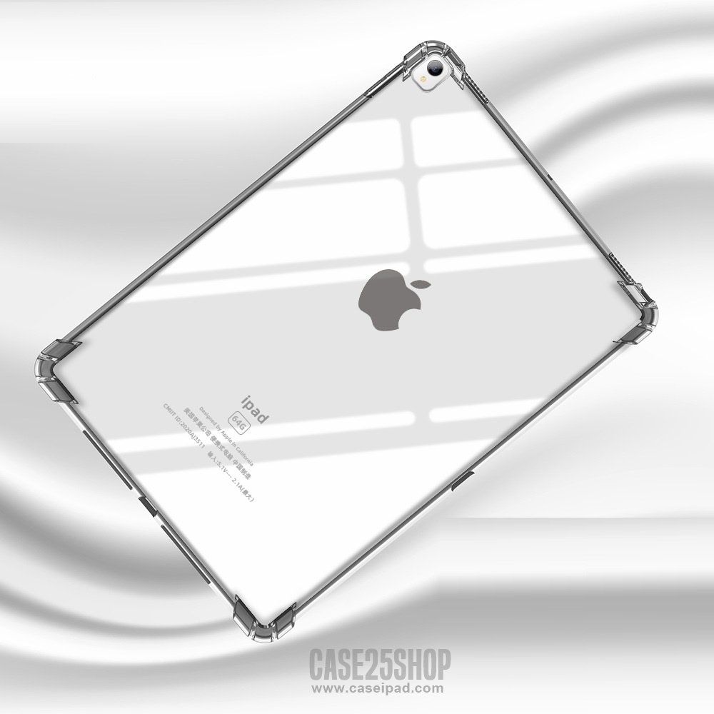 เคสซิลิโคนใสกันรอย ขอบกันกระแทก 4 ด้าน - เคส iPad 9.7" Gen 5/6 (2017/2018)