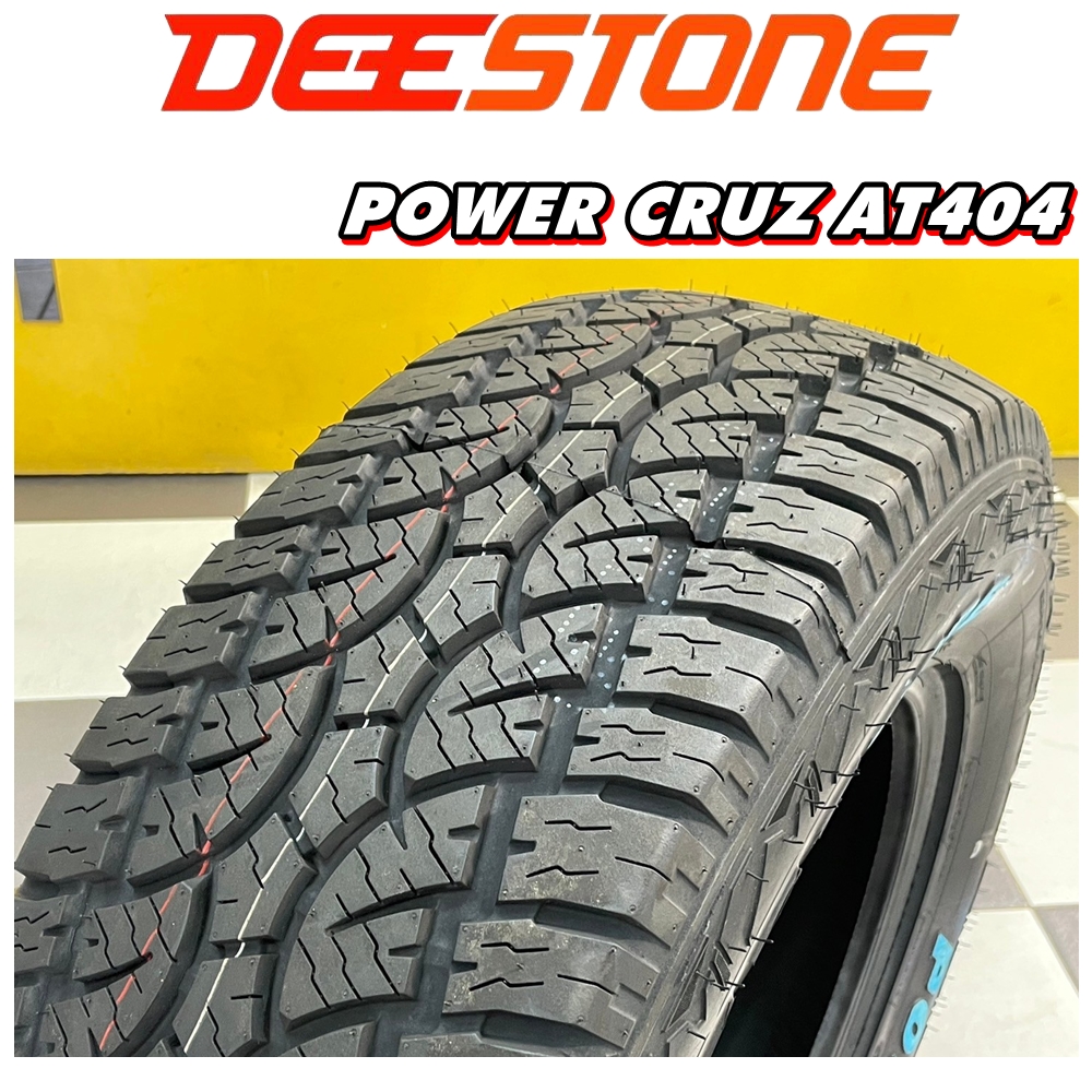 ยางรถยนต์ ขนาด 265/70R16 ,31x10.50R15 ,265/65R17 ,245/70R16 ,30X9.50R15 ,235/75R15 รุ่น AT404 ยี่ห้อ Deestone (แถมจุ๊บลม) ยางปีใหม่ 2024