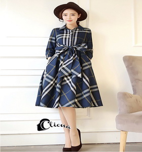 Dress Jacket -เดรสลายสก๊อตแบรนดัง.