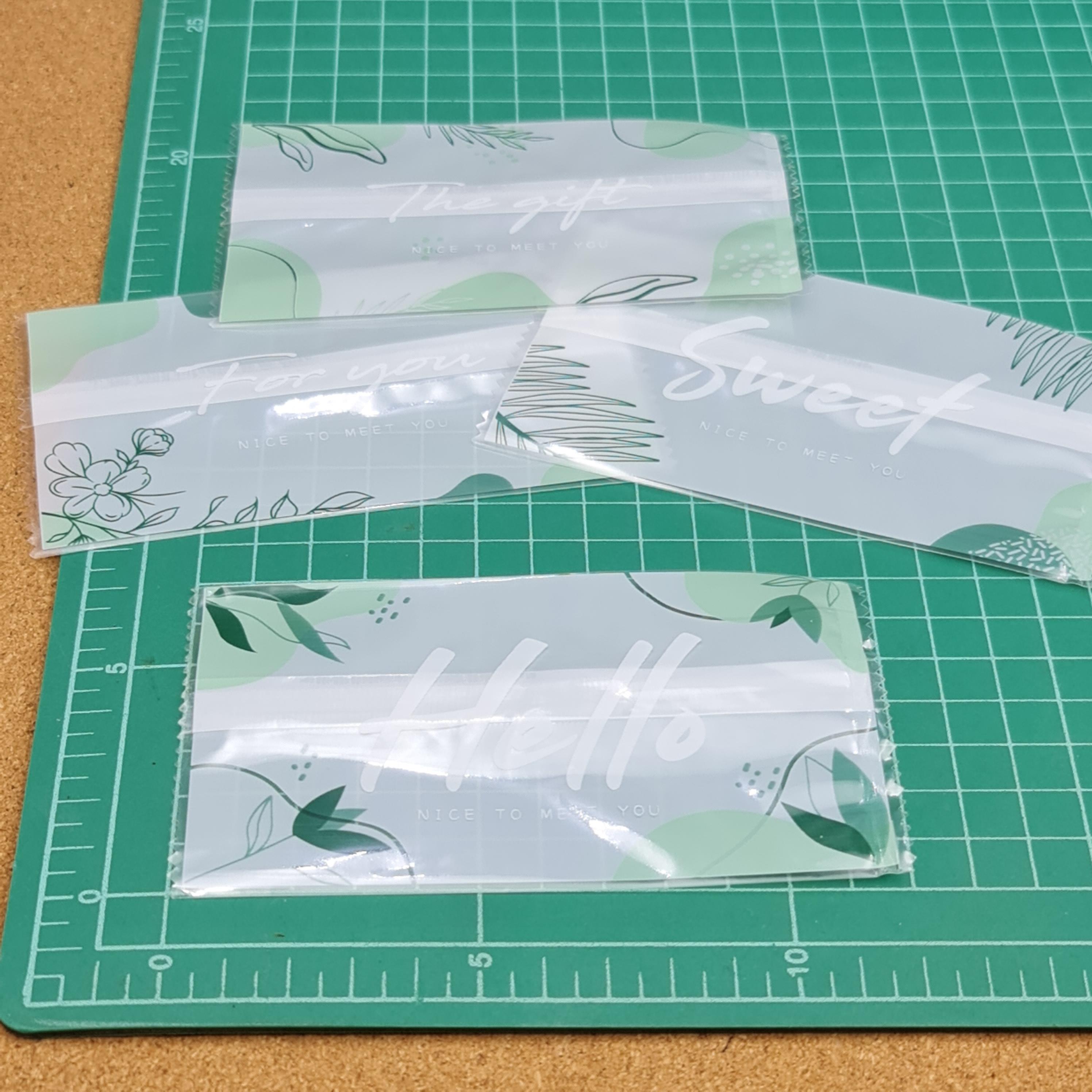 ✅🇹🇭 ถุงซีล 7×12cm. ~100ใบ/แพ็ค ซองซีล พลาสติก แพ็คเกจ เบเกอรี่ j12