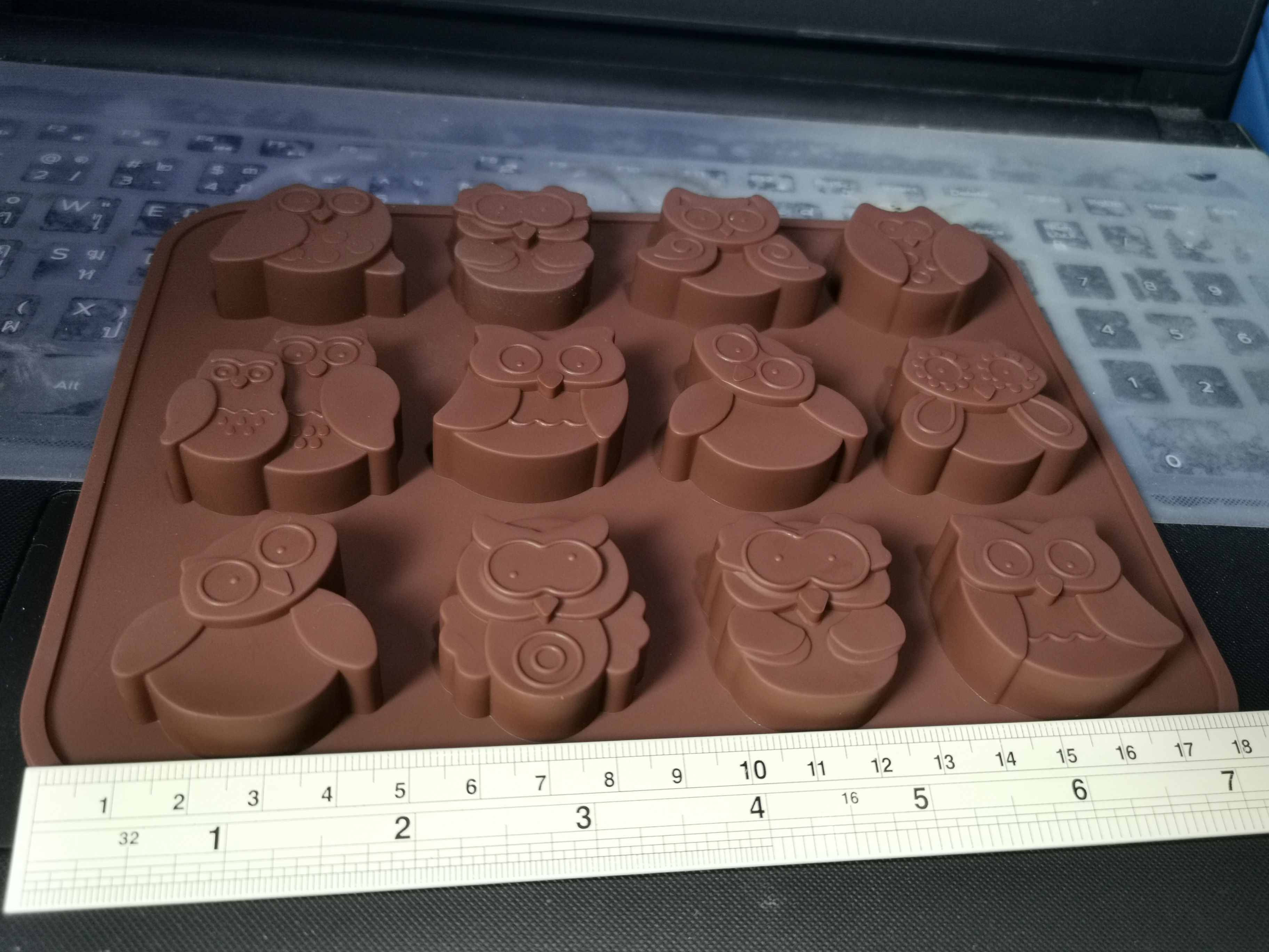 ครอบครัวนกฮูก แม่พิมพ์ซิลิโคน