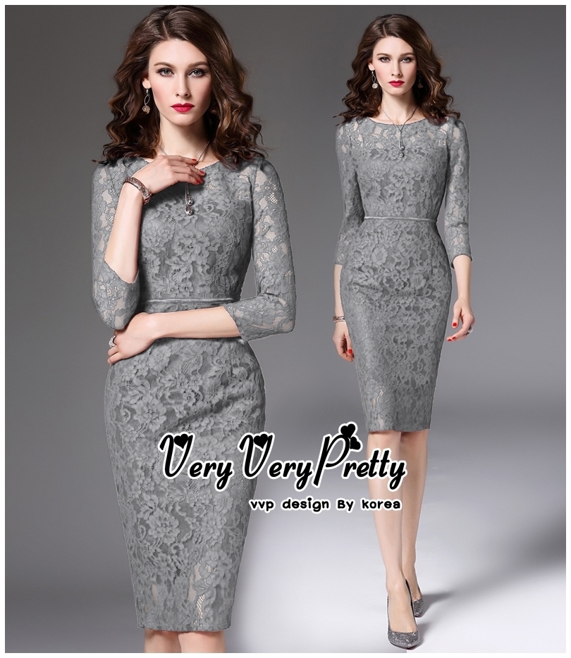 Captivating Elegant Floral Lace Dress