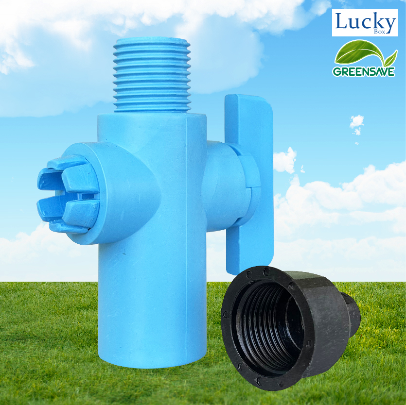 [แพ็ค 5 ชิ้น] สปริงเกอร์ หัวฉีดด้านเดียว (หัวงูเห่า) พร้อมวาล์วเปิด-ปิด จ่ายน้ำ 180 องศา อัตราการไหล 440 ลิตร/ชม.