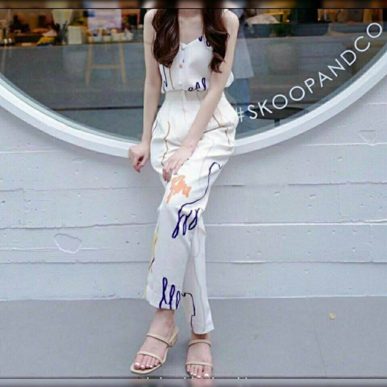 เสื้อซิปหล กางเกงมีกระเป๋าข้าง