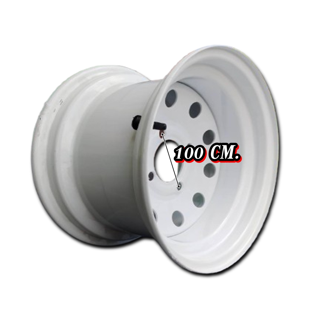 กระทะล้อ ขนาด ขอบ 12 (หนา) 4รู 100 กว้าง 7 นิ้ว