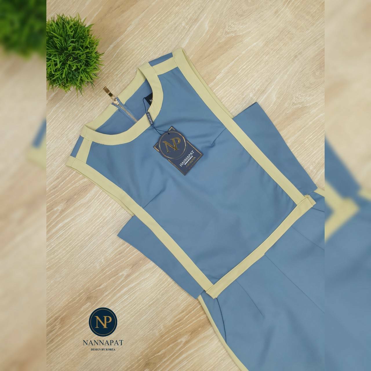 เซทซิปหลัง ทูโทนสีตัดกัน