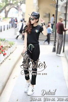 ST18310716 🍀สินค้าพร้อมส่ง🍀 한국에 의해 설계된 2sister made , Lovely White & Black Lady Set With Gimmic Fancy