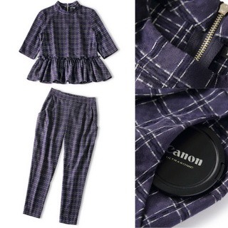 NA07290816 🎉Normal Ally Present autumn collection casual shirt and pant set🎉 (เสื้อ+กางเกง, มีซับใน)