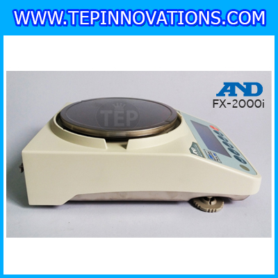 เครื่องชั่ง2200กรัม เครื่องชั่งน้ำหนัก2200กรัม เครื่องชั่งละเอียดสูง2200g เครื่องชั่งน้ำหนัก2200g ตาชั่งกรัม กิโลดิจิตอลกรัม2200 เครื่องชั่งทศนิยม 2 ตำแหน่ง ความละเอียด 0.01g AND FX-2000i จานชั่งขนาดเส้นผ่าศูนย์กลาง 150 mm.