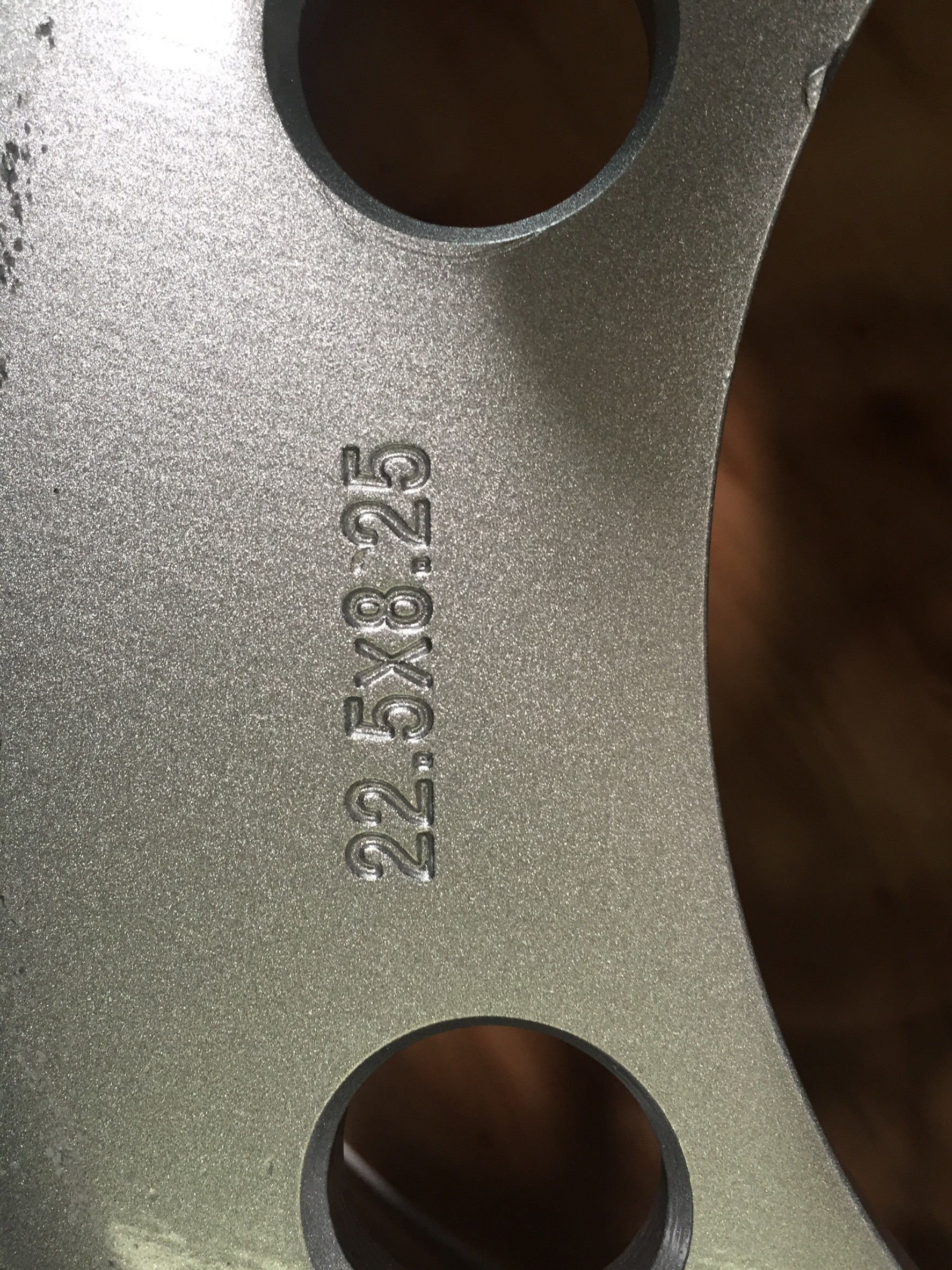 กระทะล้อ ขนาด 8.25x22.5 กระทะล้อ 8 รู รหัส MS-KC01 ยี่ห้อ MX