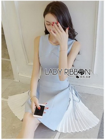 Baby Blue Lady Ribbon Dress