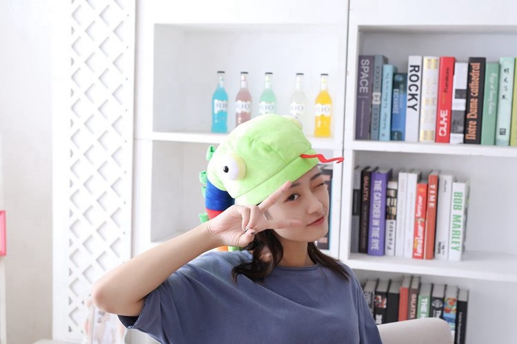 หมวกกิ้งก่า ผ้า ทั้งเท่ห์ทั้งน่ารัก ขนาดฟรีไซส์ ใส่ได้ทุกเพศ ทุกวัย แฟชั่นวัยรุ่นสไตล์