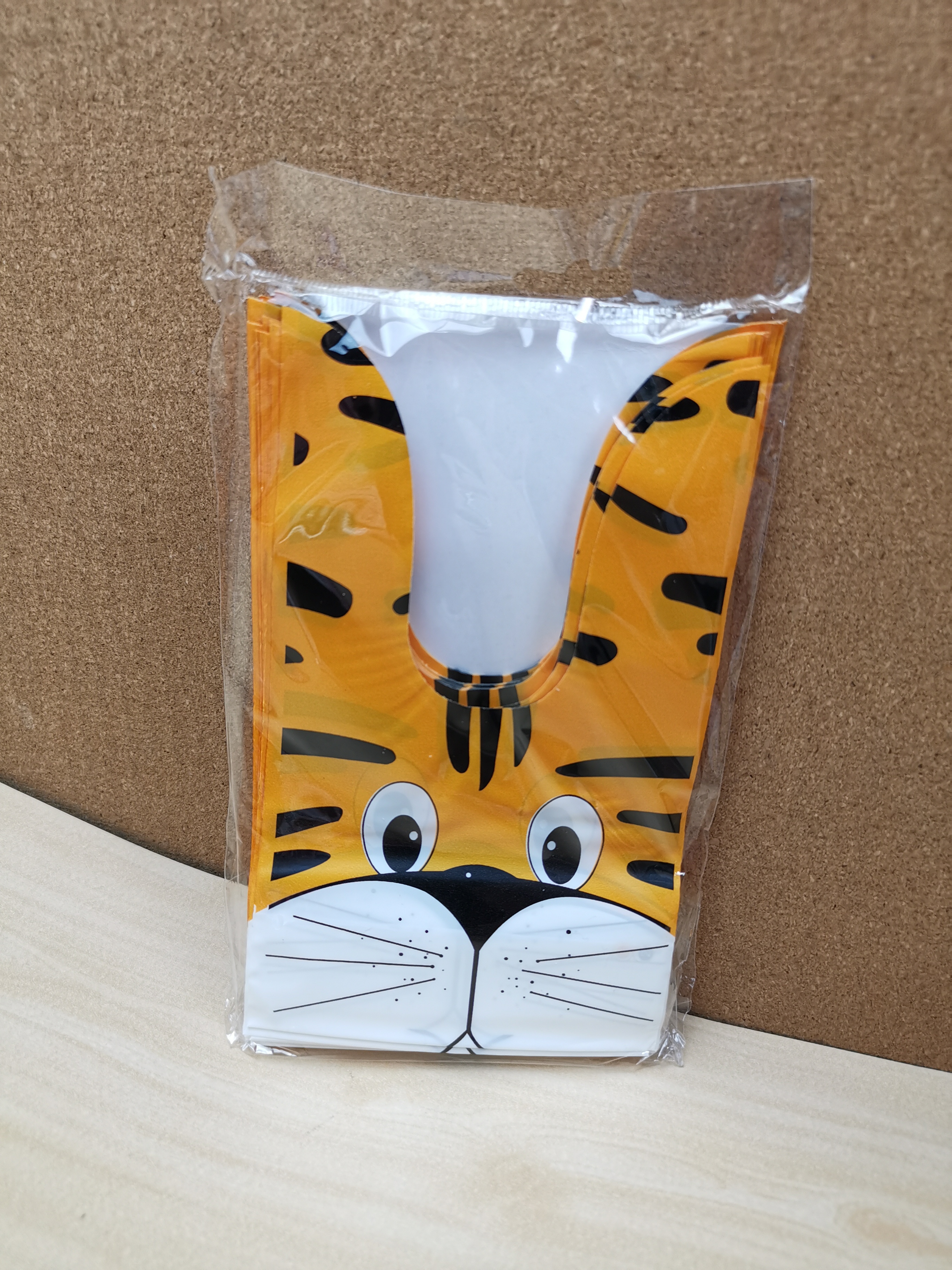 ✅🇹🇭 3/3 ถุงหูกระต่ายเล็ก 9.5cm. 48-50ใบ/แพ็ค ถุงพลาสติกพิมพ์ลาย j12 เจริญ12