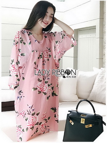 Soda Pretty Pink Floral Dress