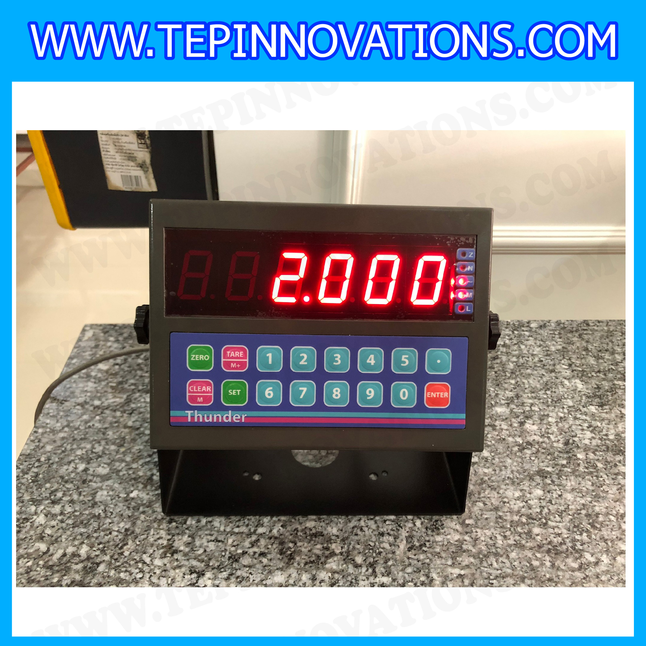 เครื่องชั่งน้ำหนักดิจิตอล ขนาดแท่นชั่ง 40*50 cm ยี่ห้อ Linear รุ่น Thunder