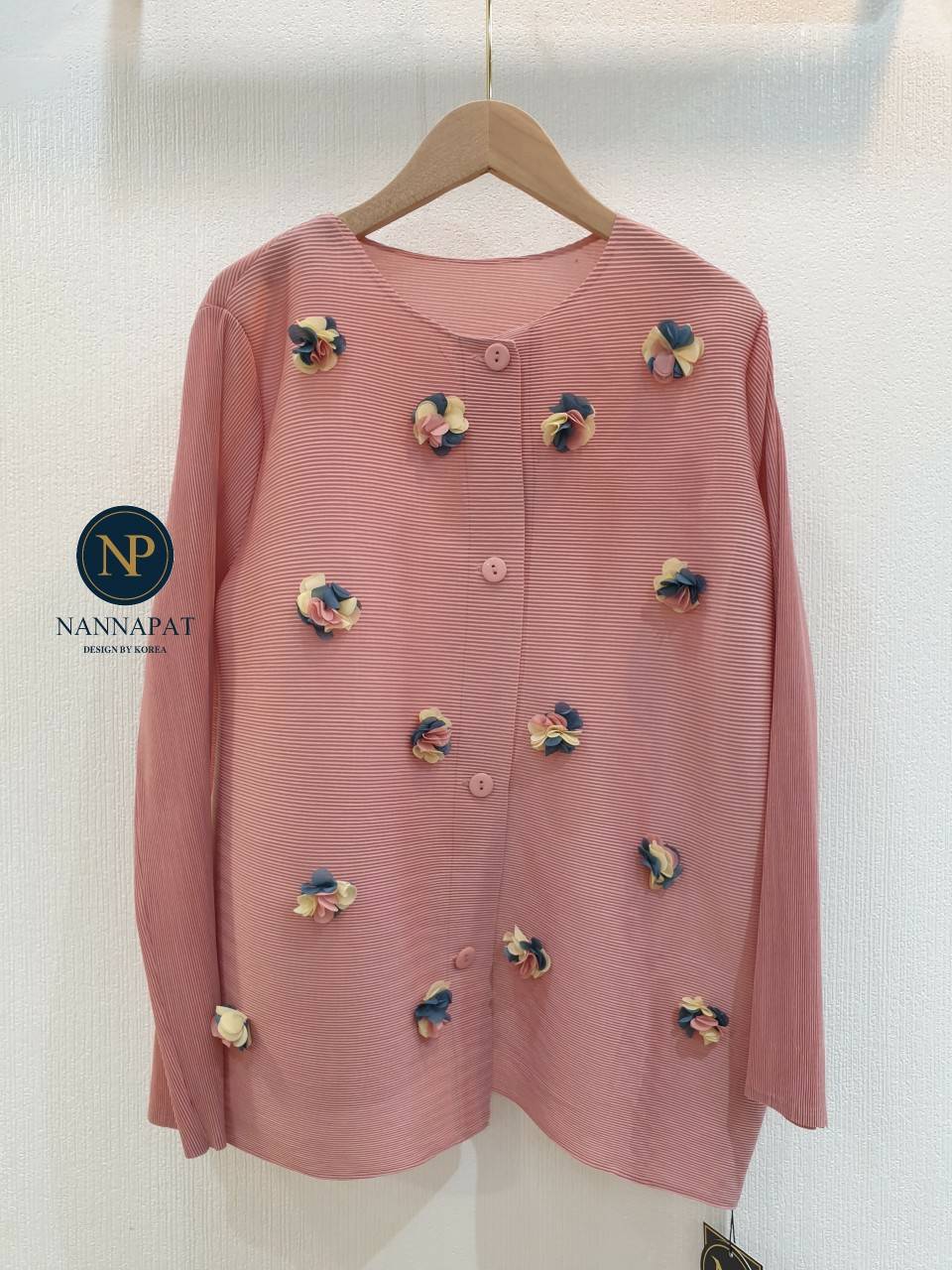 เสื้อคลุมพรีทสีPink (ชมพู)