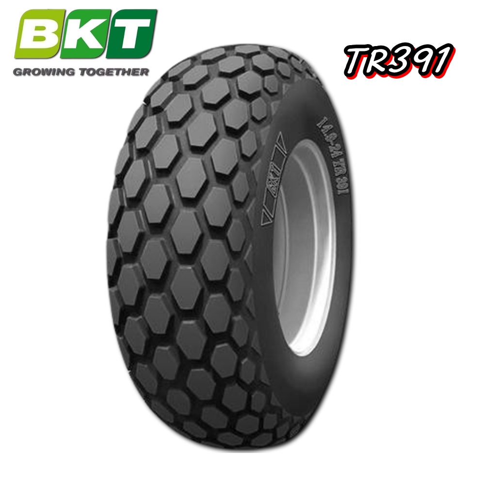ยางรถบด ขนาด 14.9-24 รุ่น TR391 ชนิด TL 8PR ยี่ห้อ BKT