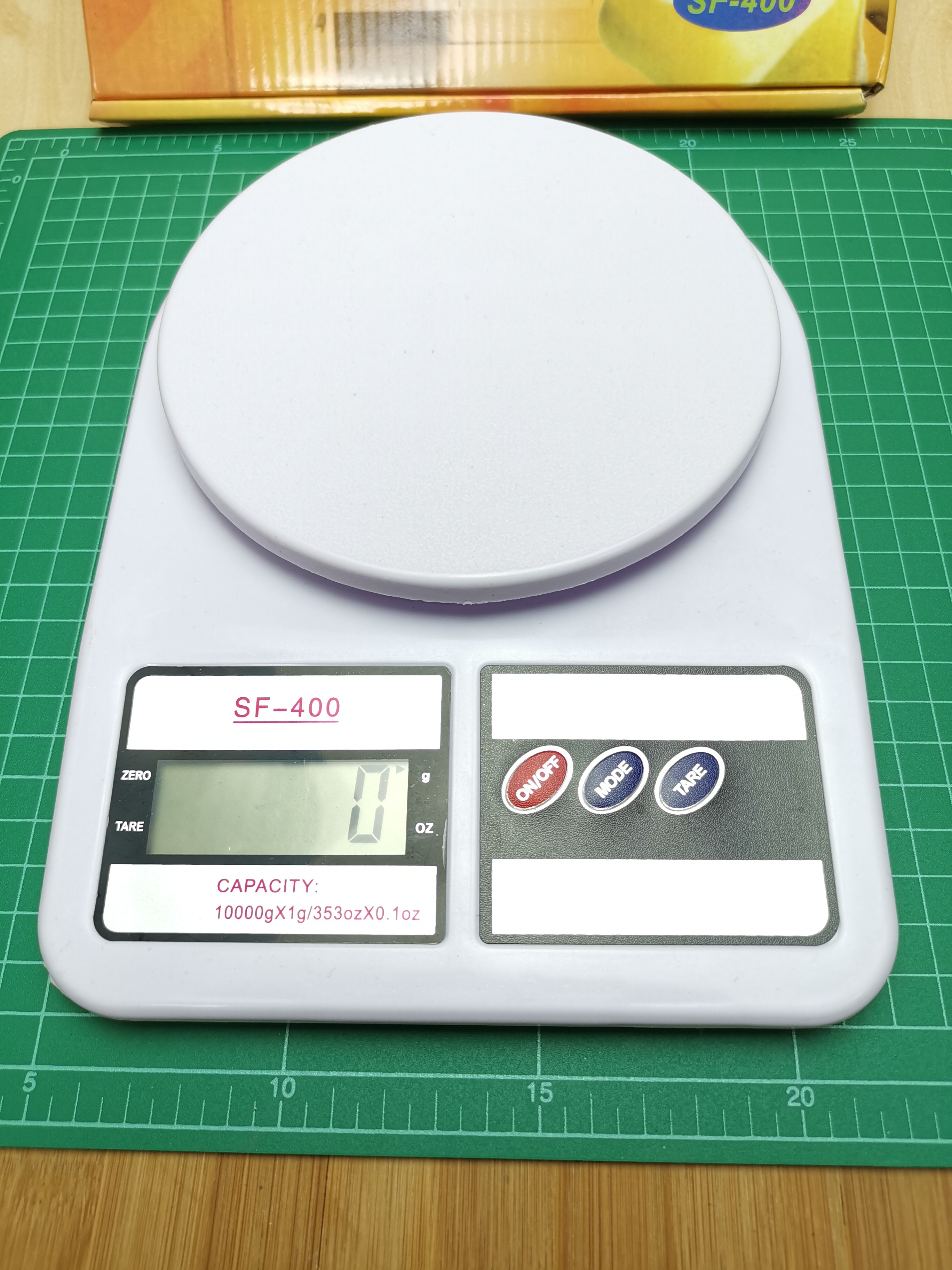 เครื่องชั่งดิจิตอล 10kg./1g.กลม ตาชั่งดิจิตอล มีปุ่มหักน้ำหนักภาชนะ