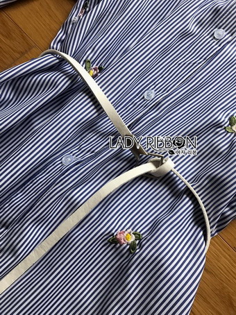 Lady Helena Off-Shoulder Shirt Dress