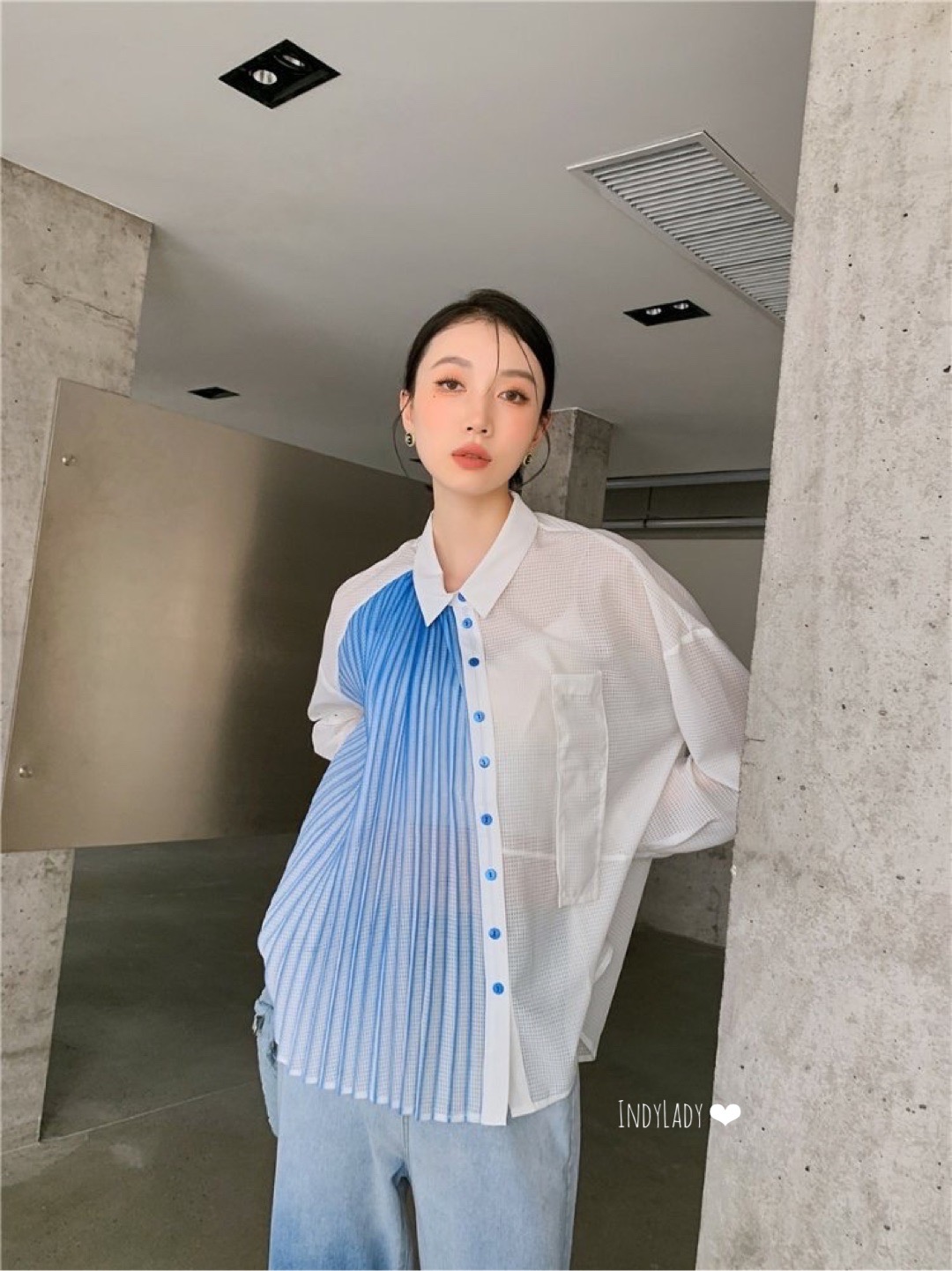 เสื้อเชิ้ต แขนยาวคอปก