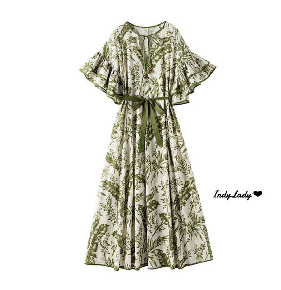 Dress แขนสั้นเป็นชั้นระบาย