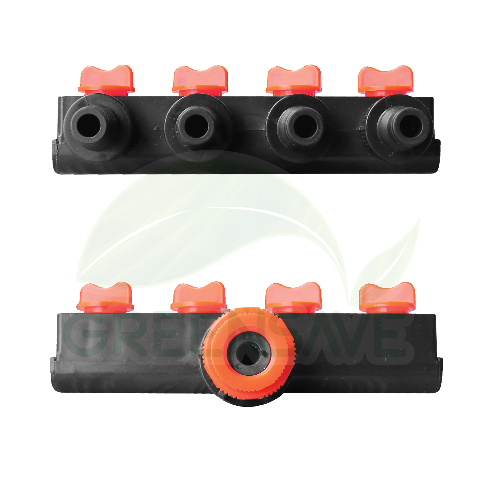 ตัวแปลงก๊อกน้ำ แยก 4 ทาง ข้อต่อก๊อกน้ำแบบสวมเร็ว สำหรับสายยาง