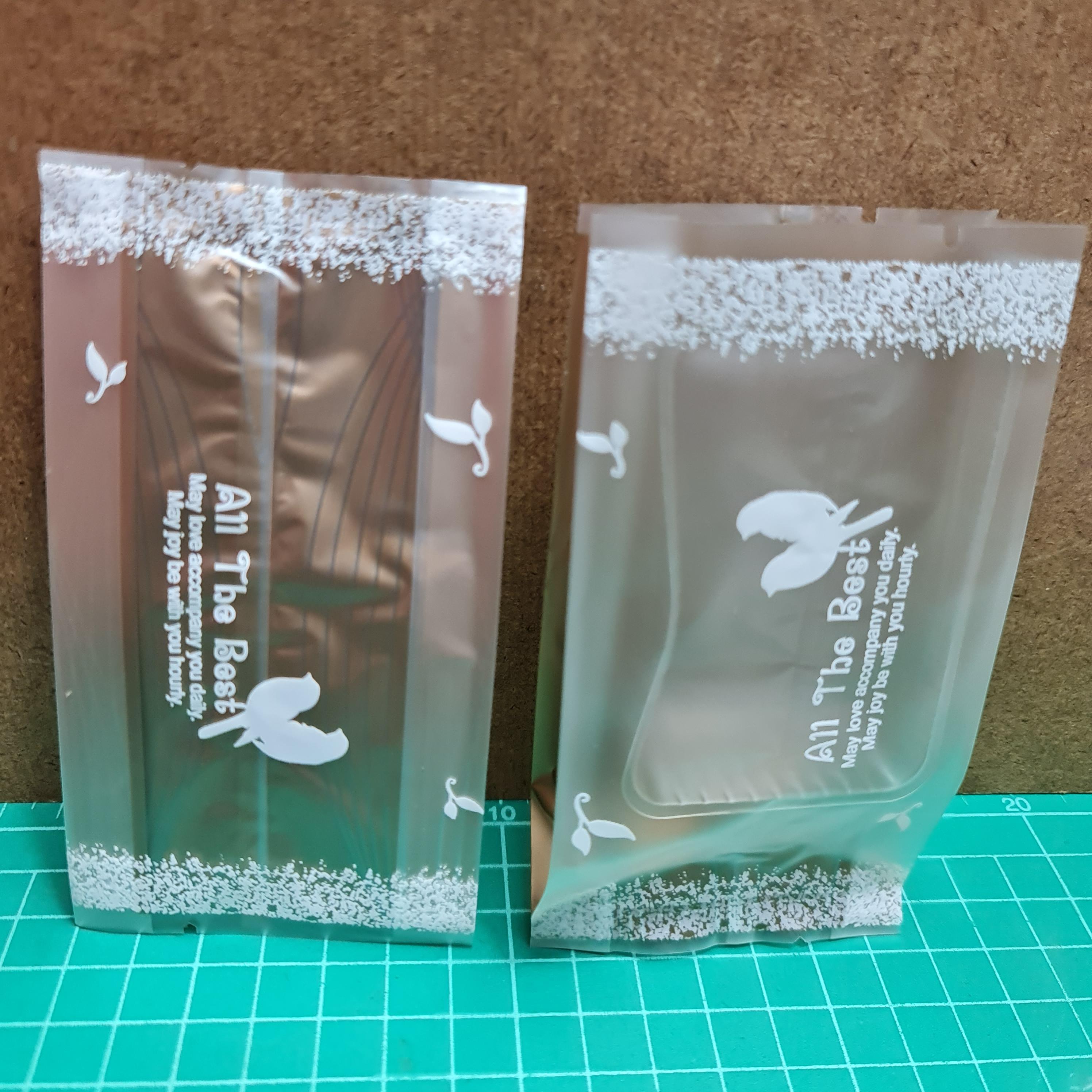 ถุงซีล ขยายข้าง กว้าง 6.5cm. 98-100ใบ/แพ๊ค ซองซีล พลาสติก แพ็คเกจ เบเกอรี่ j12