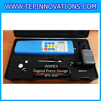เครื่องวัดแรงดึงแรงกดแบบดิจิตอล INSPEX รุ่น IPX-808 ทดสอบแรงดึงแรงกด Force Gauge วัดแรงดึงขนาด 500 นิวตัน แรงกด แรงผลัก Digital Forece Gauge วัดแรงดึง วัดแรงกด