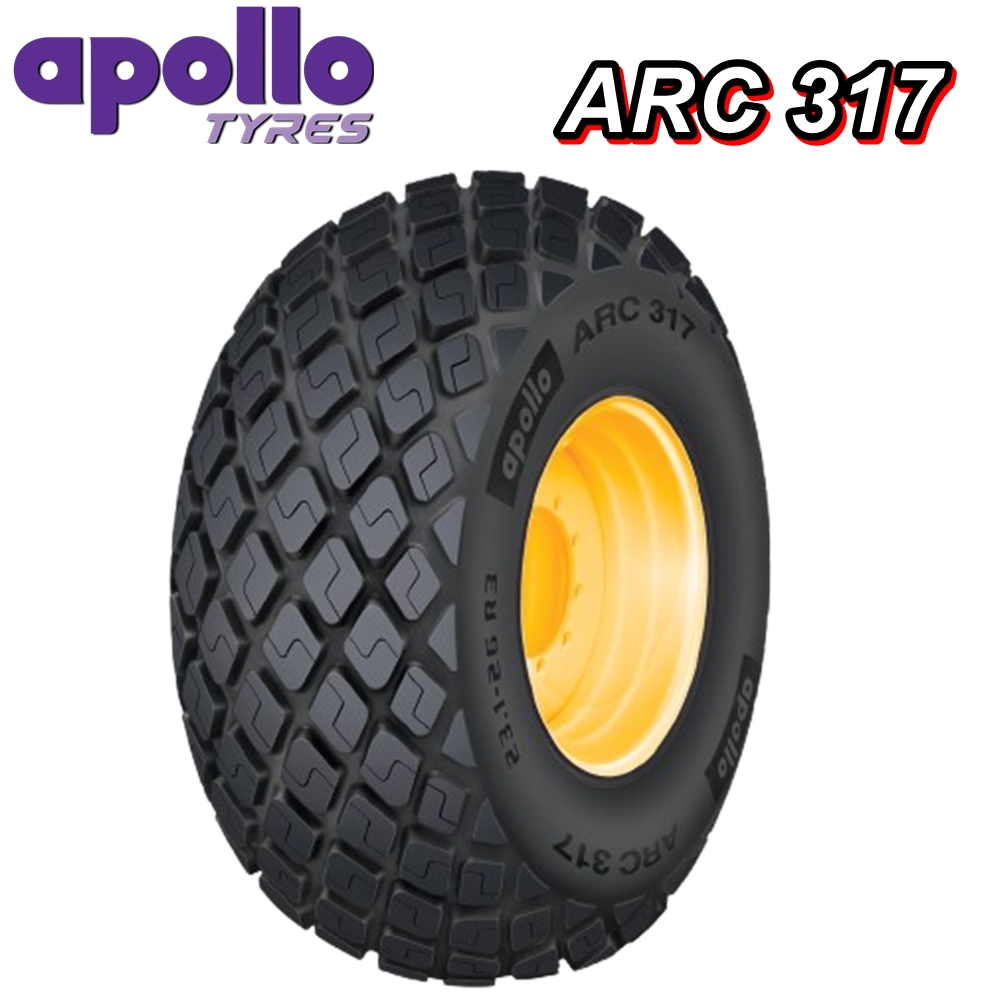 ยางรถบด ขนาด 23.1-26 รุ่น ARC317 ชนิด TL 12PR ยี่ห้อ APOLLO