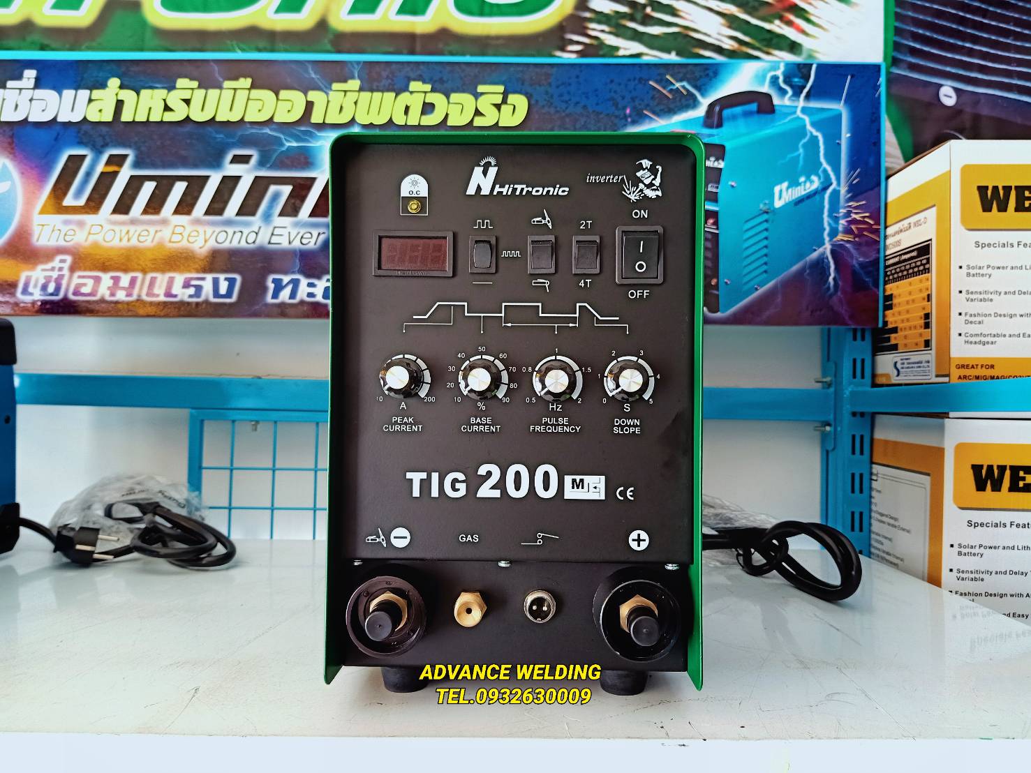 เครื่องเชื่อมอาร์กอน(มีระบบPULSE) TIG+MMA