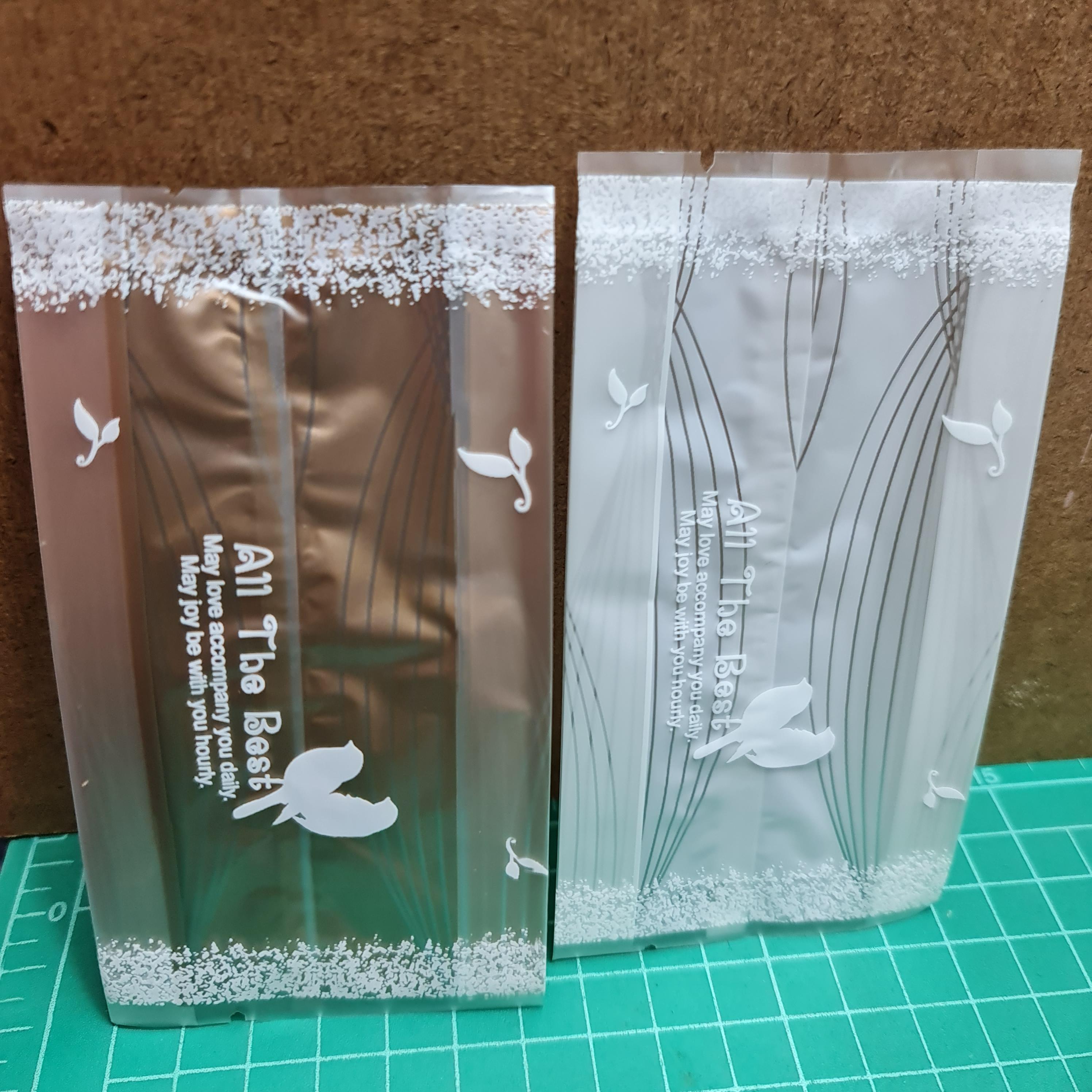 ถุงซีล ขยายข้าง กว้าง 6.5cm. 98-100ใบ/แพ๊ค ซองซีล พลาสติก แพ็คเกจ เบเกอรี่ j12