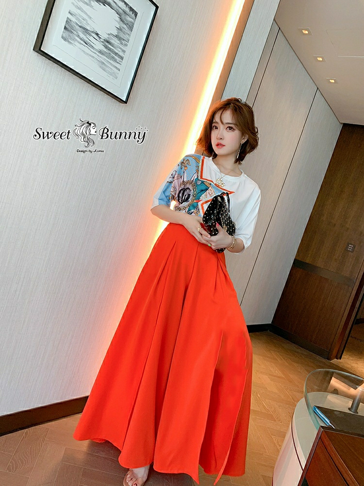 เสื้อยืดแขนสั้นทรงผีเสื้อปล่อยๆ