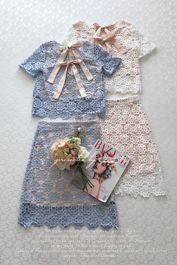 เซททรงคอปสวยเก๋ดีเทลเสื้อทรงครอปพอดีตัว