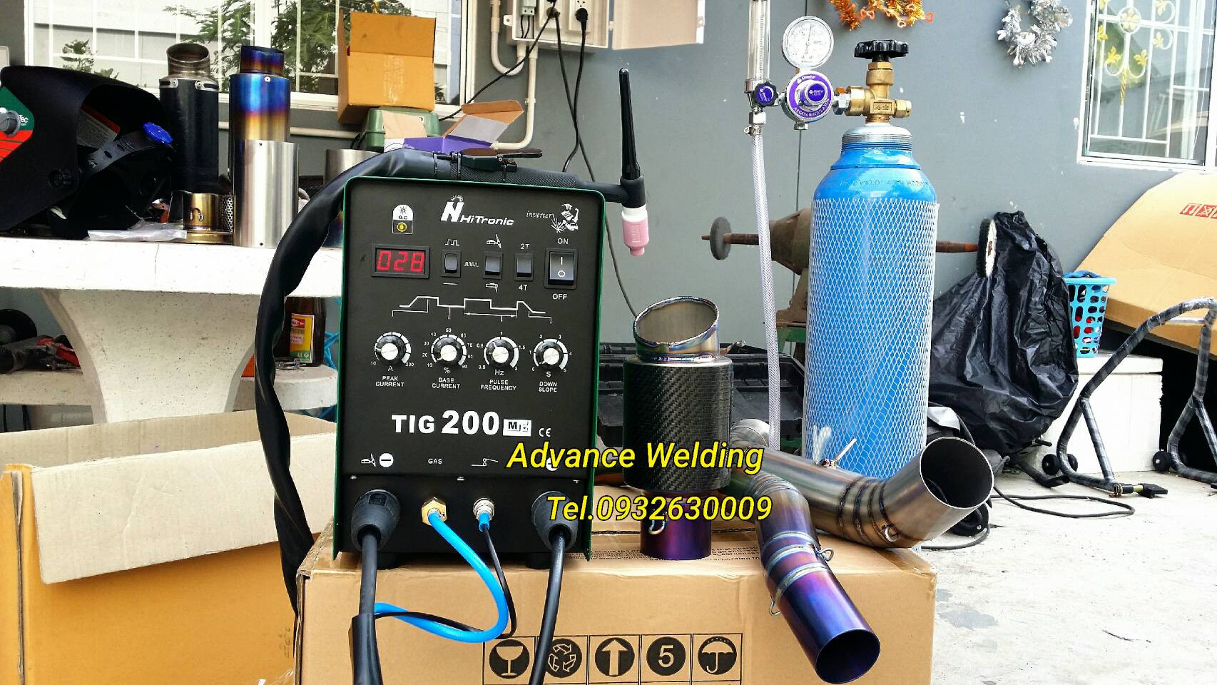 เครื่องเชื่อมอาร์กอน(มีระบบPULSE) TIG+MMA