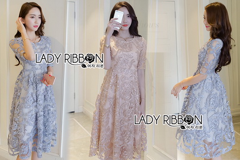 Lady Ribbon Cocktail Dress ค็อกเทลเดรส