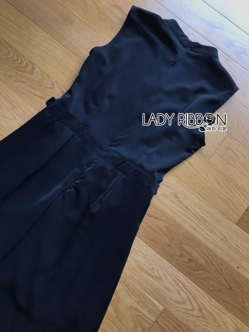 Jumpsuit จัมป์สูทผ้าเครปตกแต่งเข็มขัดสไตล์มินิมัล